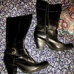 Leather b.o.c. Mid calf boot sz 8.5